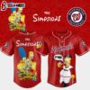 Washington Nationals MLB x The Simpsons Baseball Jersey Shirts Gift For Fans