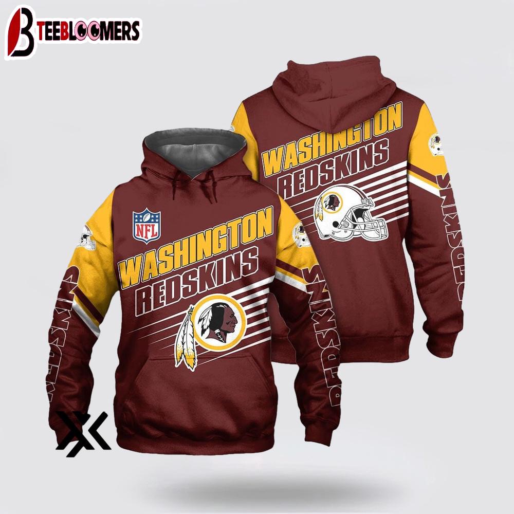 Washington Redskins NFL 3D Shirt For Fans