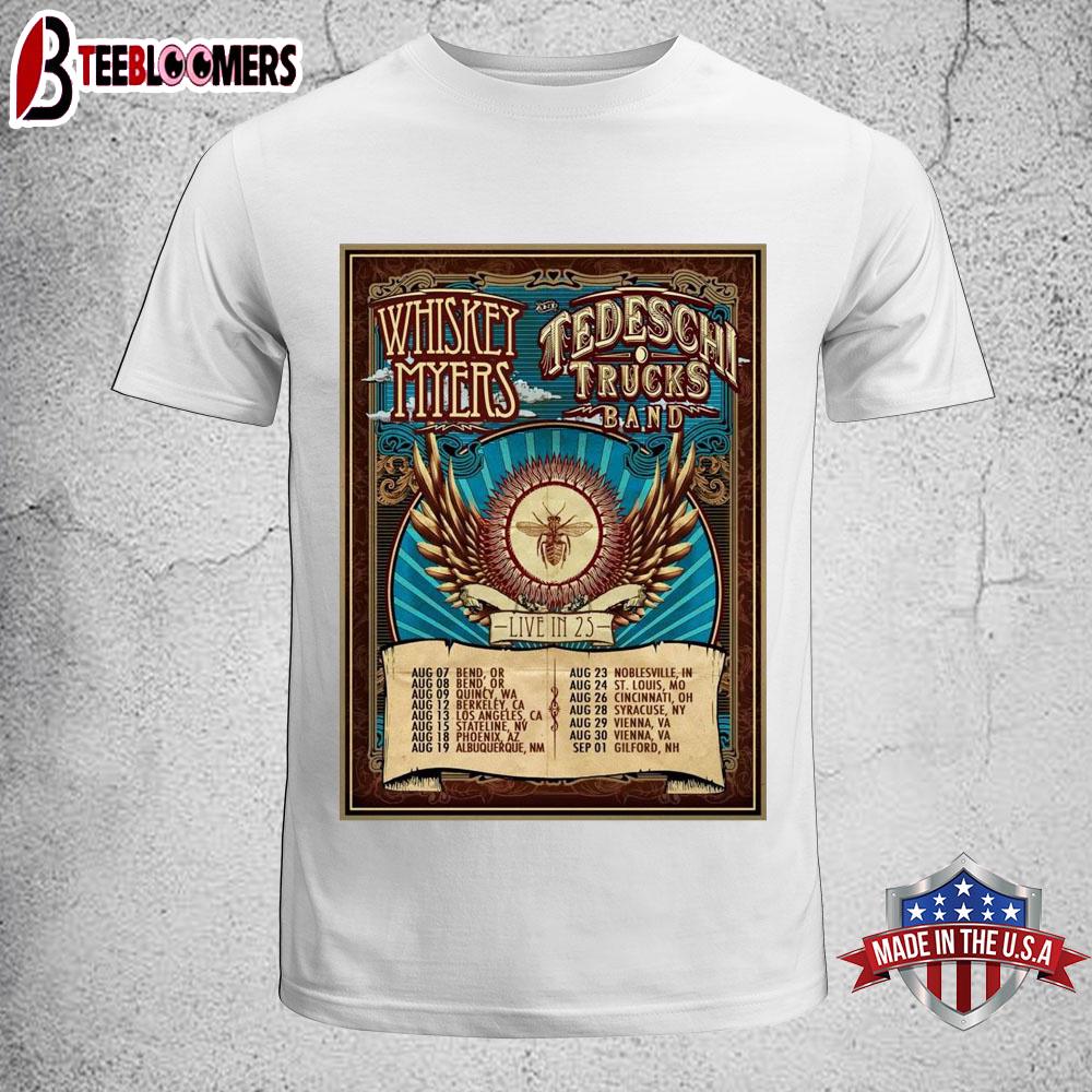 Whiskey Myers And Tedeschi Trucks Band Live In 2025 Tour Unisex T-Shirt