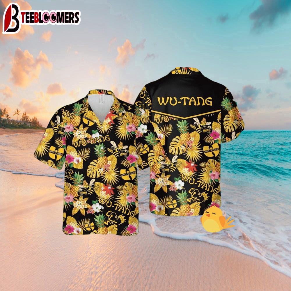 Wu-Tang Clan Floral Pattern Summer Party Wu-Tang Clan Hawaiian Shirt
