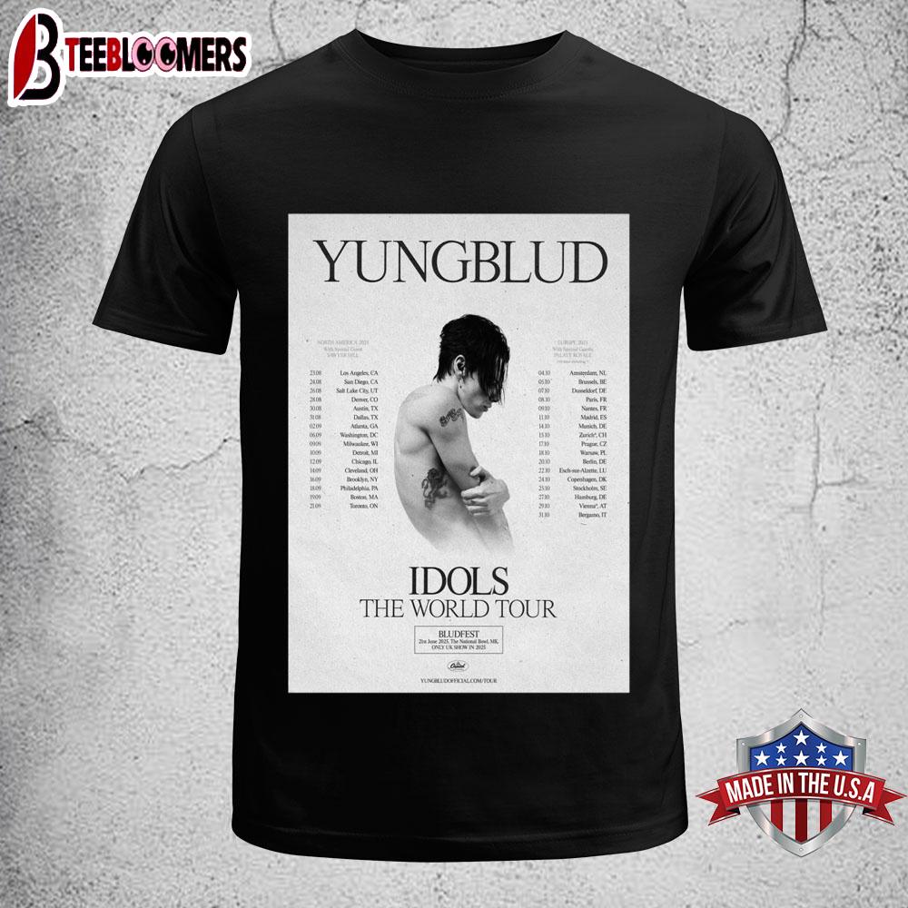 Yungblud Idols The World Tour 2025 Unisex T-Shirt
